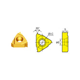 Threading Inserts RT16.01W-10/12/14/18/20/24/28/32UNJ - Makotools Industrial Supply Tools for Metal Cutting